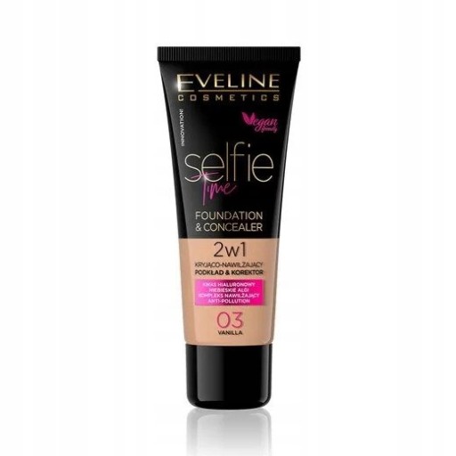 Eveline Cosmetics Selfie Time podkladová báza a korektor č.03 - Vanilka