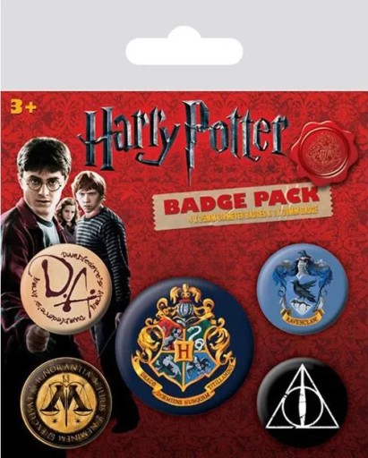 Špendlíky Harry Potter Rokfort, sada 5 kusov