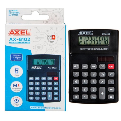 KANCELÁRSKA KALKULAČKA AXEL-8102