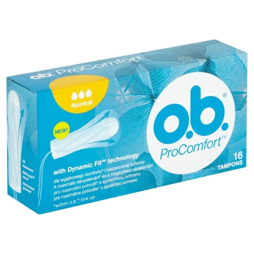 O.B. PROCOMFORT NORMAL TAMPÓNY 16 KS