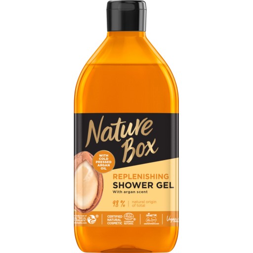 Nature Box Arganový olej sprchový gél 385 ml