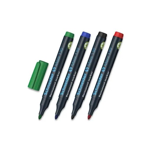 PERMANENTNÝ ZNAČOVAČ ČIERNY 1-3mm Schneider MAXX 130 okrúhly x 2 KS