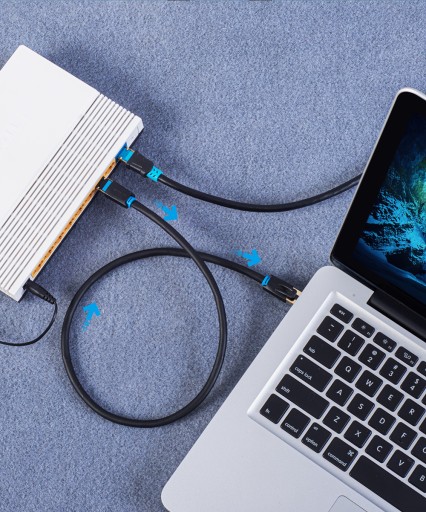 VENTION KÁBEL LAN KÁBEL RJ45 ETHERNET CAT 8 SFTP 40 GBPS 0,5 M