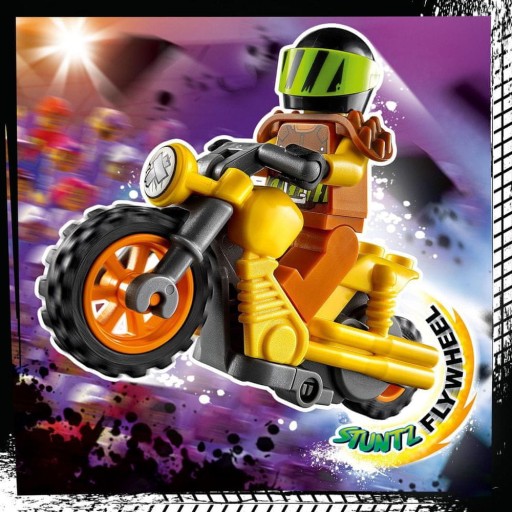 LEGO CITY STUNZ 60297 BÚRANIE MOTORKY NA MOTORKE STUNZ