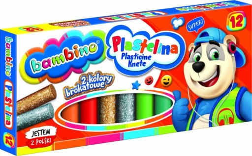 PLASTICINE 12 FAREB BAMBINO ELASTIC S CERTIFIKÁTOM