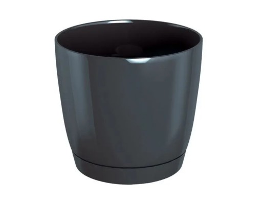 KVETINÁČ SO STOJANOM, priemer 12 cm, LESKLÝ