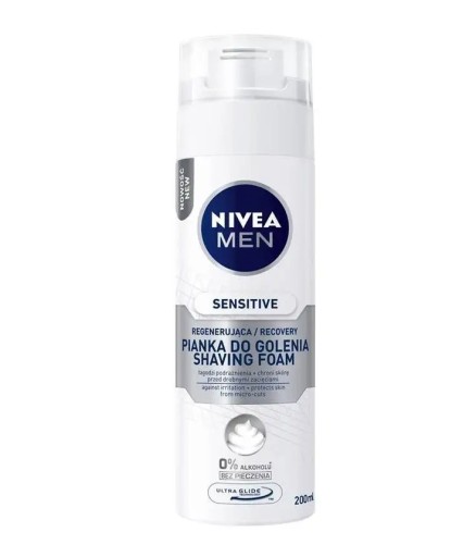 Nivea Men Sensitive Recovery pena na holenie 200 ml