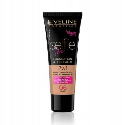 EVELINE SELFIE TIME 2V1 Foundation 06 MED 30ml