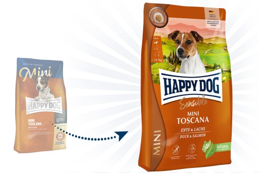 Happy Dog kačacie suché krmivo pre psov s nadváhou 300g + ZADARMO!!!
