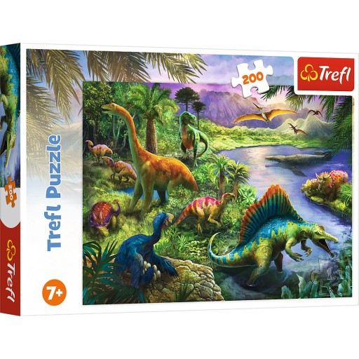 Puzzle 200 dravých dinosaurov Trefl 13281