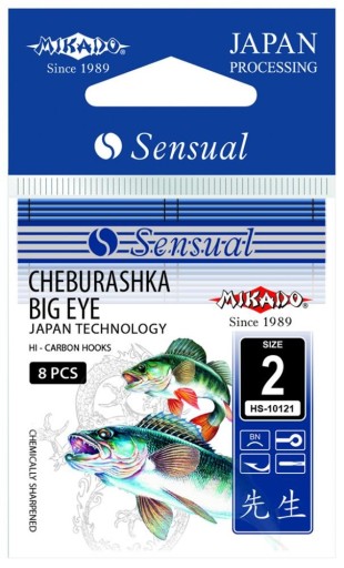 MIKADO SENSUAL CHEBURASHKA BIG EYE HOOKS r2 8 ks