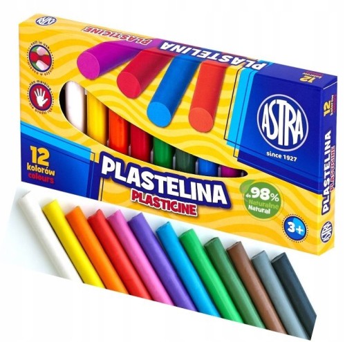 Astra plastelína 12 farieb