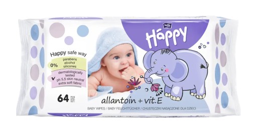 HAPPY VIT E hydratačný zábal 64 KS