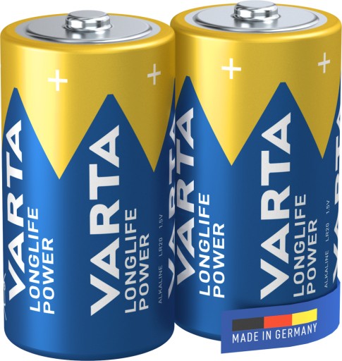 2x batéria LR14 Varta Longlife Power 1,5V B2 UM2