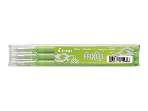 PILOT FRIXION Vymazateľná vložka 0,7 mm 3 kusy ZELENÁ