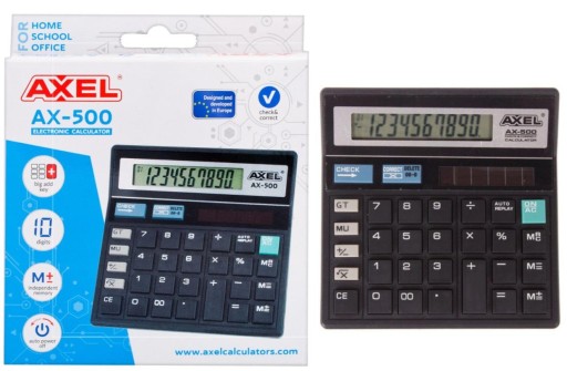 AXEL AX-500 KALKULAČKA, STARPAK