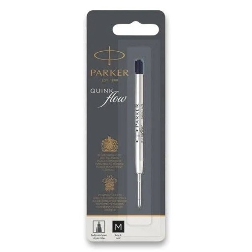 PARKER NÁPLŇ DO PERA Quinkflow BLACK M 0,7 mm 1 kus
