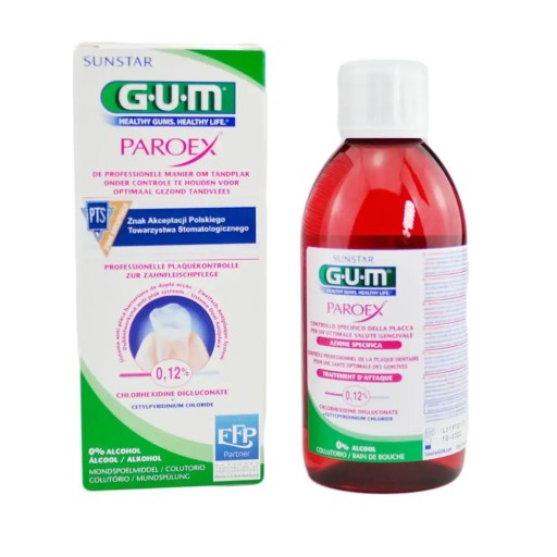 GUM Sunstar Paroex 0,12% CHX ústna voda 300ml