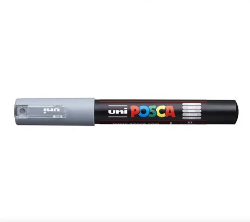 Posca pigmentový popisovač biely 1 PC-1M...