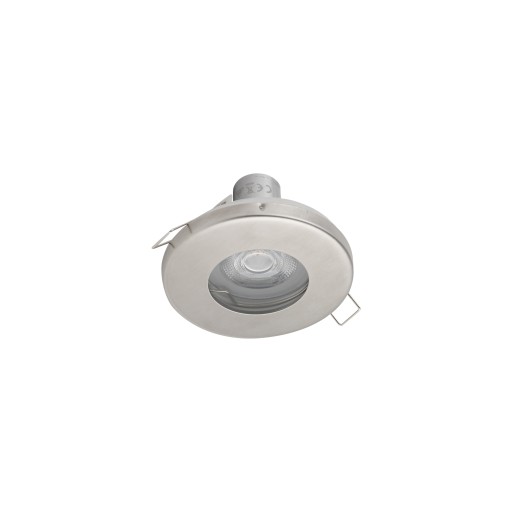 JULIET GU10 zápustné stropné svietidlo, priem. 8,5 cm | strieborná IP54