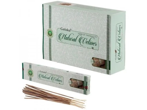 PREMIUM vonné tyčinky Goloka Masala PRÍRODNÝ VETIVER