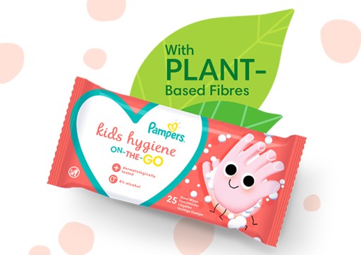 PAMPERS KIDS HYGIENA NA CESTÁCH VLHČENÉ Utierky 40 KS