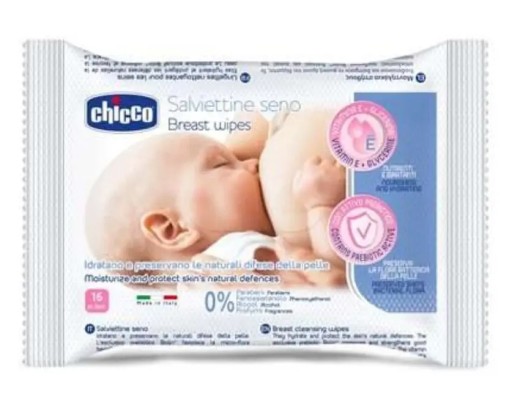 Utierky na starostlivosť o prsia 16 ks Chicco