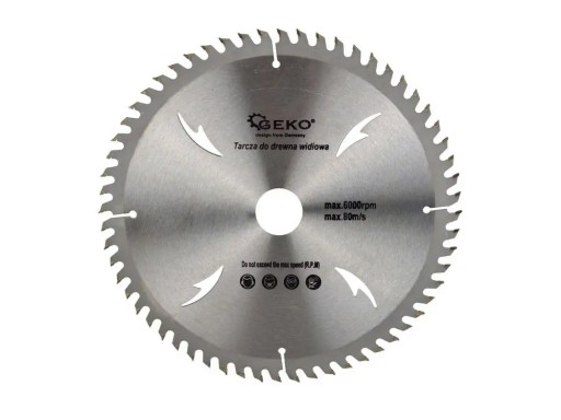 Kotúč na drevo 230x22x60T (otvory) GEKO G78061
