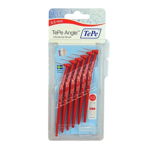 TePe Angle 0,5 mm Medzizubné kefky 6 ks.