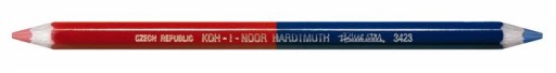 KOH-I-NOOR OBOJSTRANNÁ pastelka, NAVY RED