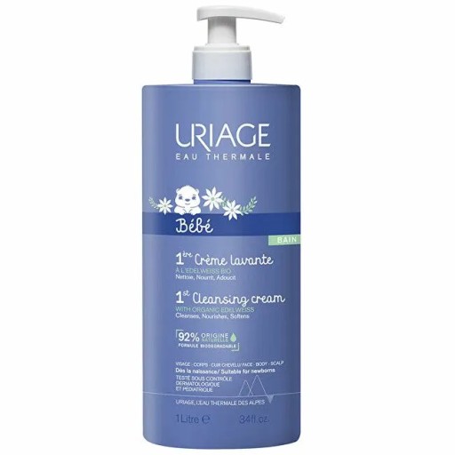 URIAGE Bebe 1st Cleansing Cream penivý krém do kúpeľa pre deti