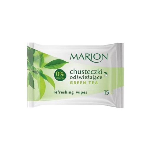 Osviežujúce obrúsky Marion Green Tea s vôňou zeleného čaju, 1 balenie-15