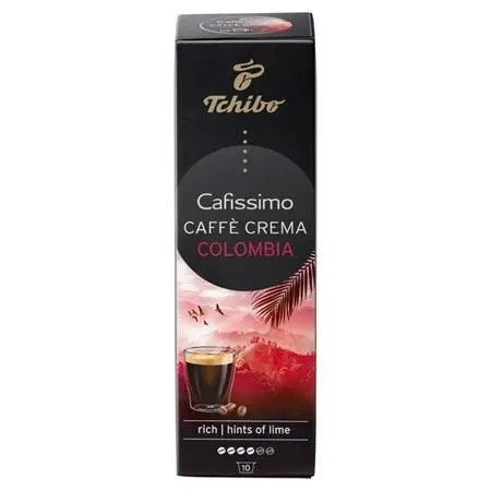 TCHIBO CAFISSIMO KAWA Caffe Crema Colombia 10 kapsúl
