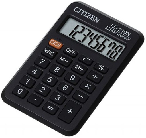 Vrecková kalkulačka Matura LC-210NR CITIZEN 8-miestna