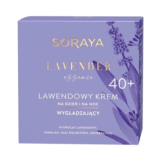 SORAYA Levanduľový vyhladzujúci krém 40+ na deň a noc 50 ml