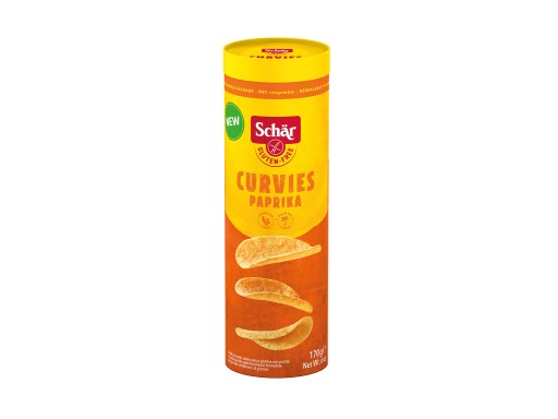 Curvies Paprikové lupienky bezlepkové 170g Schar