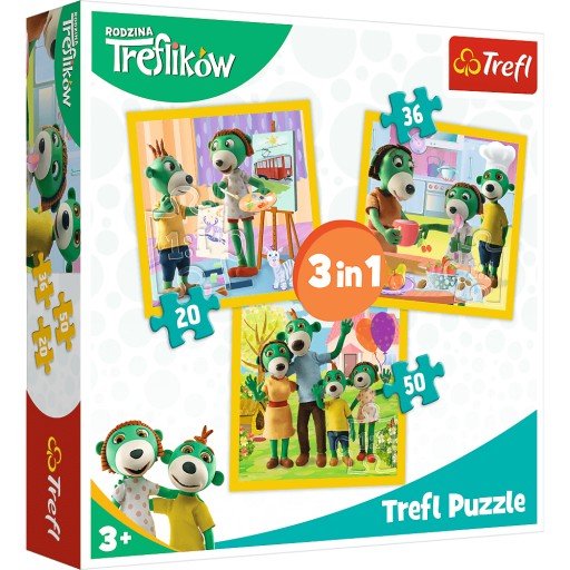 Trefl Puzzle Together je zábavné 3v1 34850