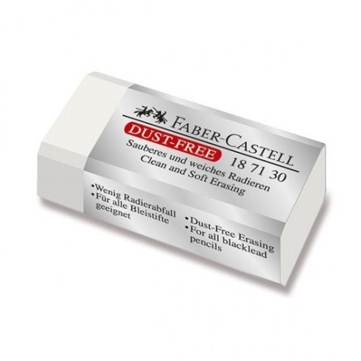 GUMA Faber-Castell na VYMAZÁVANIE ceruziek a pasteliek NÁDHERNE VYMAZÁ MÄKKÉ