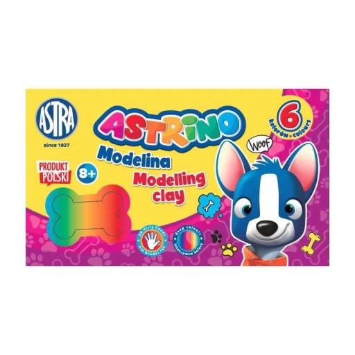 Modelovacia hmota Astrino 6 ks.