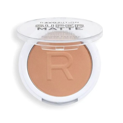 Makeup Revolution Super Matte Pressed Powder zmatňujúci púder - Béžový 6g