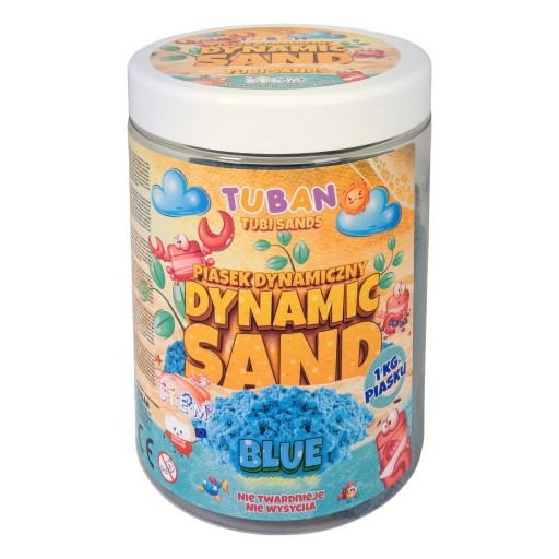 Dynamický piesok 1kg modrý