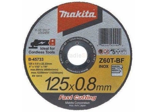 REZNÝ KOTÚČ NA KOV 125x0,8mm E-10877 MAKITA