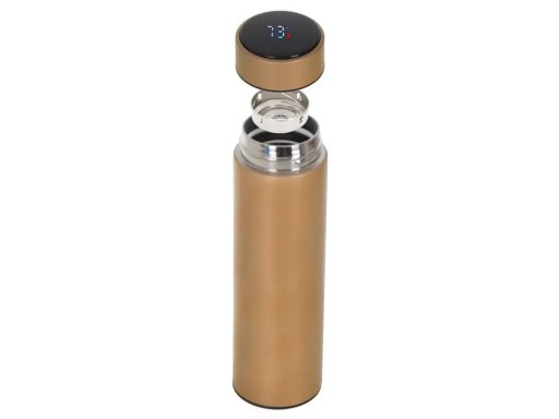 Termoska termohrnček smart LED 500ml zlatá