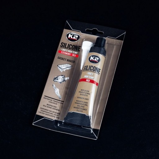 K2-SILIKON ČERVENÝ 85G 350C B2400