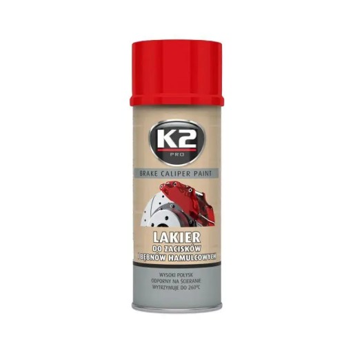 ČERVENÁ FARBA NA BRZDOVÝ STMEN 400ML