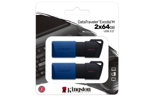 Data Traveler Exodia 64GB USB 3.1 Gen1 kľúč