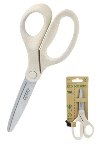 Univerzálne kancelárske nožnice 17cm GRAND ECO so slamkou