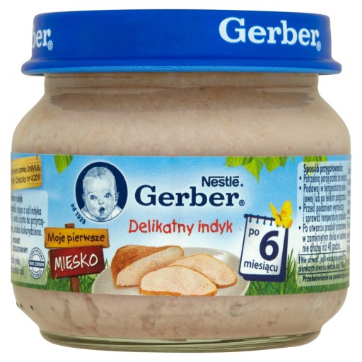 Gerber Dinner Jemná morka pre dojčatá po 6 mesiacoch 80 g
