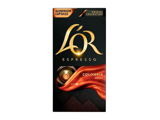 Kapsule pre Nespresso L'OR Espresso Colombia 10 ks.