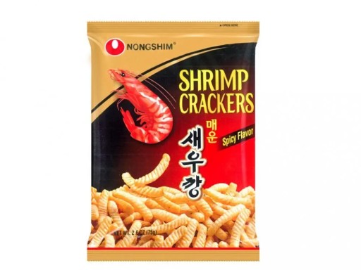 Krevetové lupienky, pikantné 75g - Nongshim
